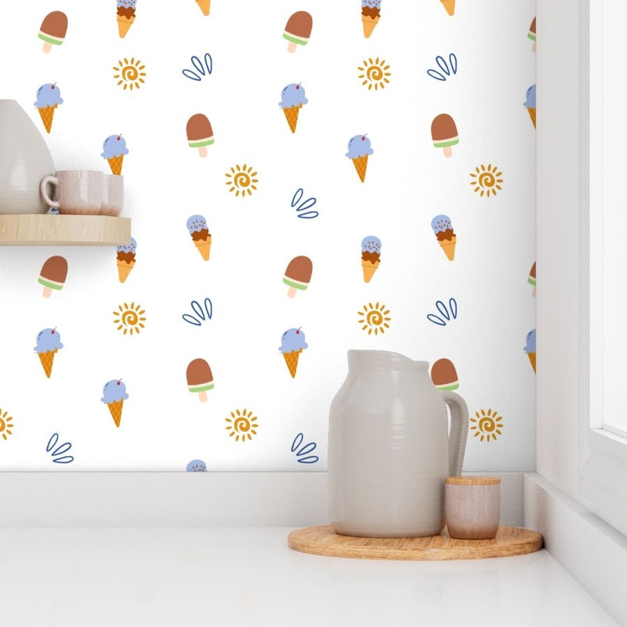 Ice cream summer pattern