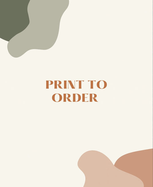 Print your own/ Custom Printing