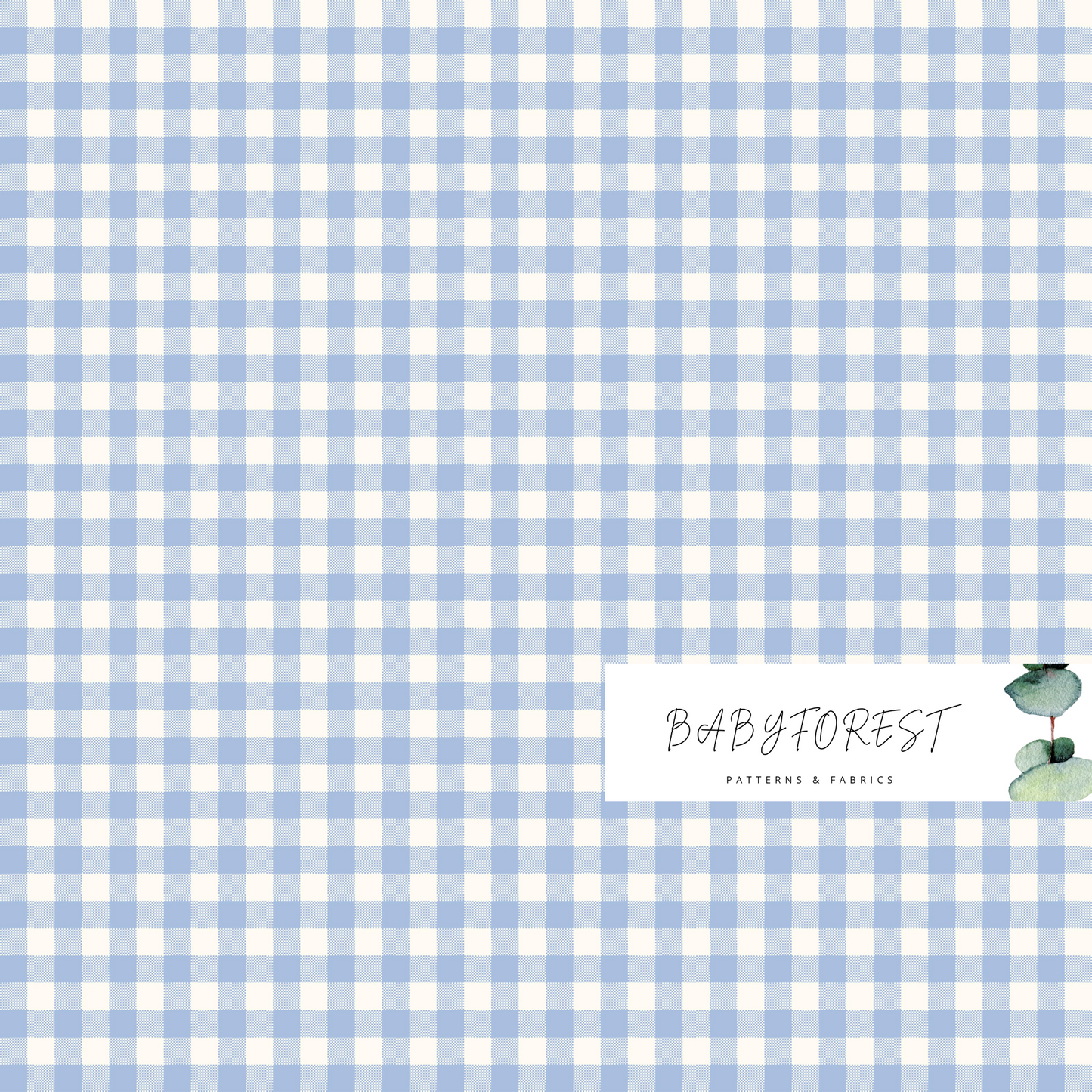 Light Blue Gingham