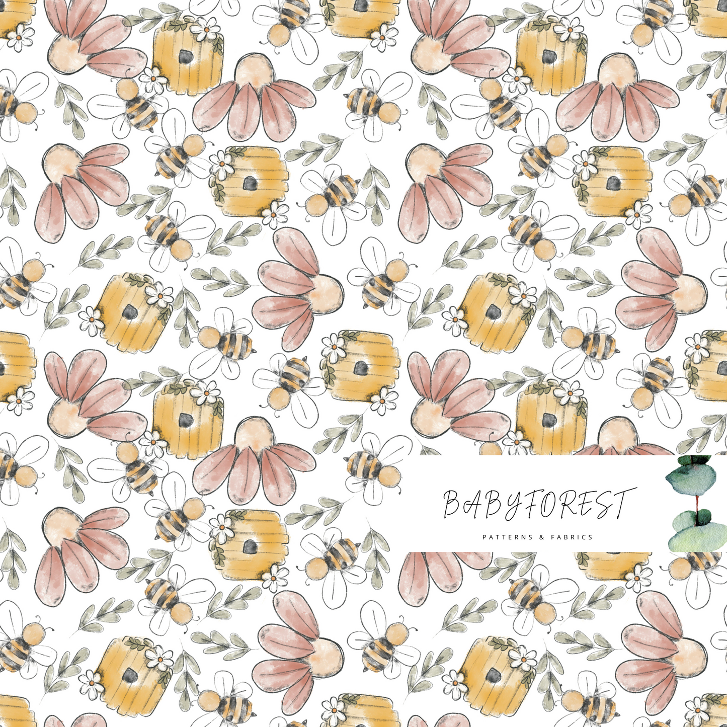 Bees in spring