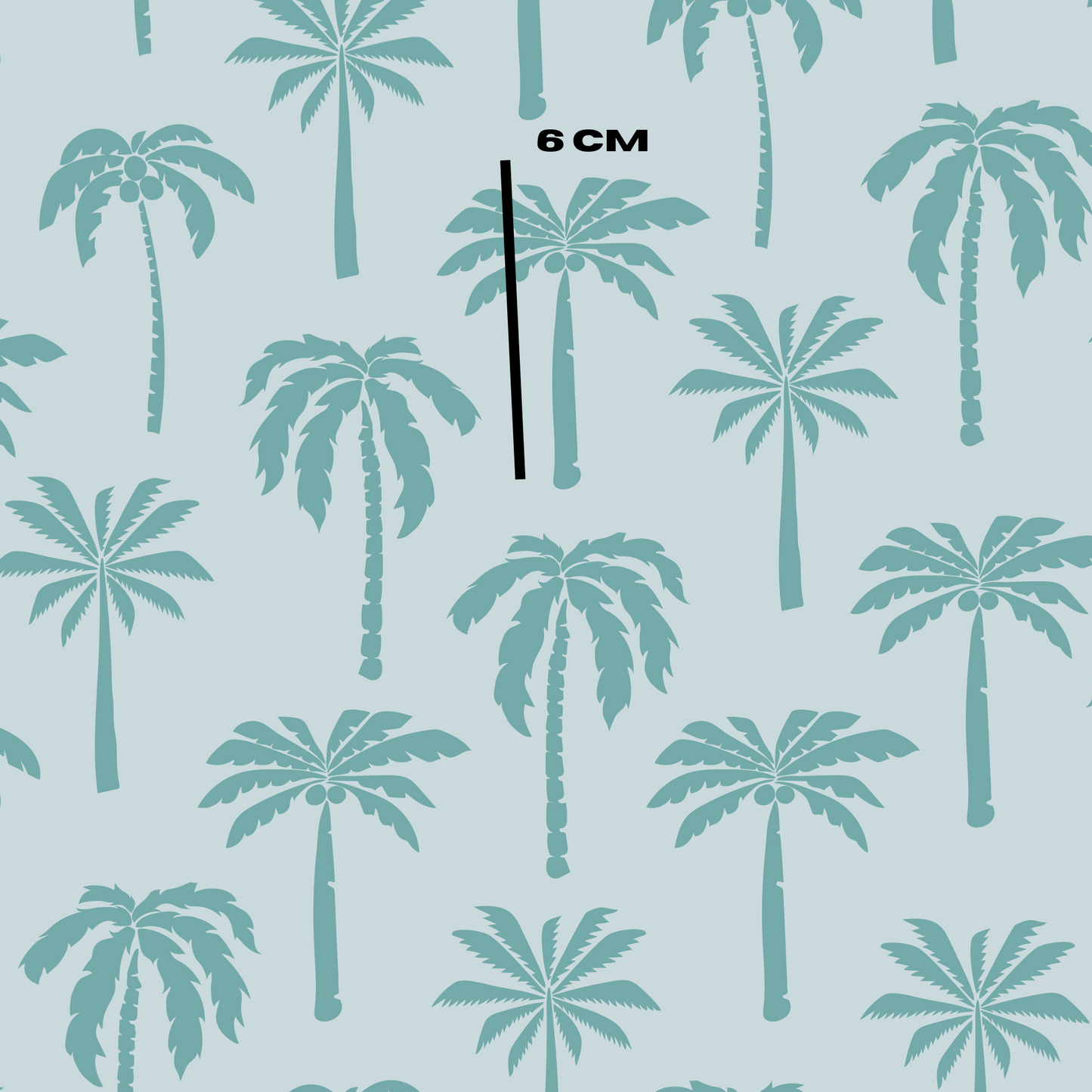 Palm Tree Blue